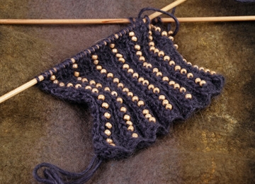 Knitting With Beads