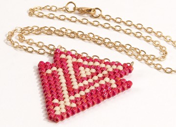 Delica Pennant Necklace
