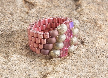 Shining Squares Ring